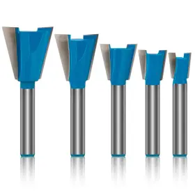 Kwokker-04 K Kwokker Dovetail Router Bit 1/4 Shank Jig For 1/2 Inch 3/4 3/8 5/8 7