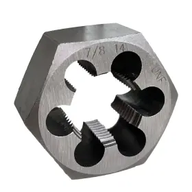 Szh-die-7-8-14 Kaimex 7/8 Inch -14 Hex Die Rethreading Thread Carton Steel Right Hand Szh-die-7-8-14 Kaimex 7/8 Inch -14 Hex Die Rethreading Thread Carton Steel Right Hand