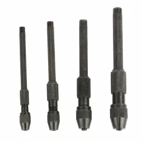 Apv-0144 Kaufhof Pin Vise Set 4 Piece Hand Held Hollow Handle Micro Drill Chuck F