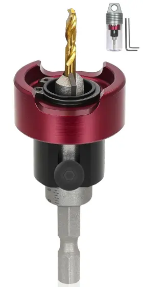 Keentech Ktacs3818 Carbide Tipped 82 Countersink Drill Bit With Depth Stop ... Fast