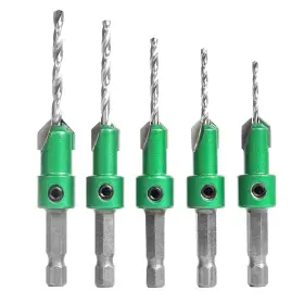Kd-002 Kowood Pro Countersink Drill Bit Set #4 6 8 10 12 5-piece For Wood High