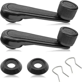 1060829 Lasuroa 2-pack Manual Window Crank Regulator Handles Compatible With 1992-1998 Geo Chevy