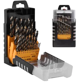 Leomaunyx Tkg5zhzfs6kzvgfgbgr3 29pcs Brad Point Wood Drill Bit Set Hss With Double Flutes Des