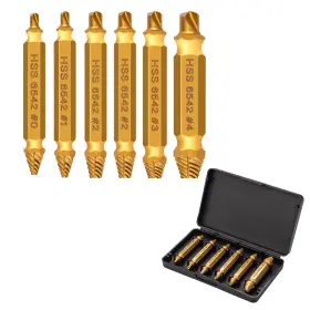 Hxse230 Llewyn ‎ Screw Extractor Damaged Screw-remover - 6 Pcs Hss 6542 Stripped Extract