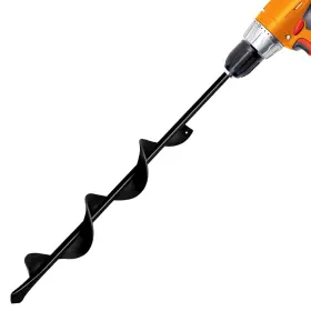 1.7inhexauger Longrunnew 1.7 Inch X15 Garden Auger Drill Bit For Planting Solid Shaft Bulb Heavy Du