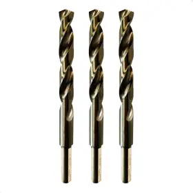 Ltd 673498823606 1/2 Inch Pack Of 3 M35 5% Cobalt Twist Drill Bit Set For Hard Metal Steel A