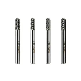 Lu&mn 761330620916 Tungsten Carbide Burr Cylinder Ball Nose Shape Sc-1 Double Cut Rotary Fi