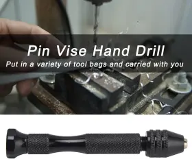 Luqeegv7rcng2e4d Luqeeg Pin Vise Hand Drill 0.5-3.4mm Mini Rotary Tool For Pcb Metal Wood #2