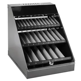 Macxcoip 793313206527 Large Capacity Drill Index Box Empty Metal Case Excluding Bits 1/16