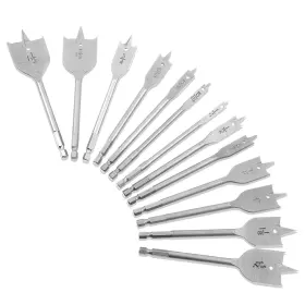 Maquita Am555200 1 Ah2mkbwd 13-piece Spade Drill Bit Sets Alloy Steel Paddle Flat With Shank W