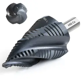 Mt0005 Matework M35 Cobalt Step Drill Bit Four Spiral Flute Unibit 3/16 Inch -1-3