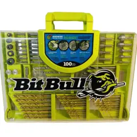 Mibro 880480 Bitbull Drill Set 100pcs High Quality And Bits Magnetic Storage