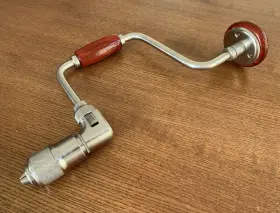 Millers Falls Company 771b Vintage 12 Inch Ratcheting Brace / Bit Auger Hand Drill