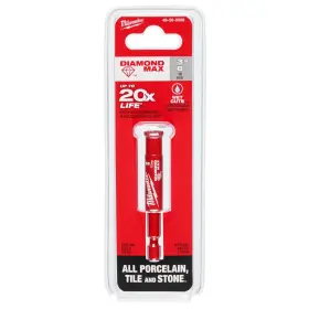 49-56-0509 Milwaukee Diamond Max 3/8 Inch Grit Hole Saw 49-56-0509 Milwaukee Diamond Max 3/8 Inch Grit Hole Saw