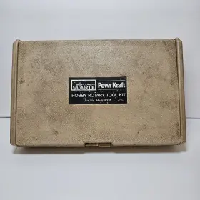 Tdr-9235a Montgomery Ward Vintage - Powr Kraft Hobby Rotary Tool Kit
