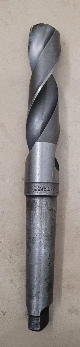 Morse Usa 1-13/32 1-13/32 Inch Hss Twist Drill 12 Oal 4mt Shank