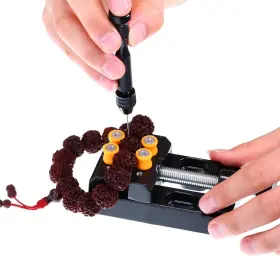 Mudder 797805902058 37 Pieces Hand Drill Tool Set Pin Vise Miniature Black Metallic #2
