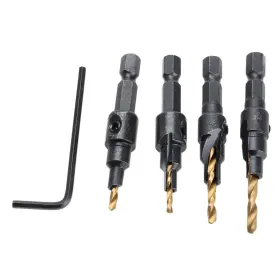 Muxsam 4074rk 1/4 Inch Hex Shank Countersink Drill Bit Power Tools Accessories For Plastic