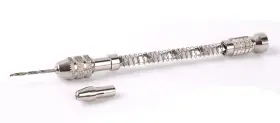 Nacx 414807398833 0.2-2mm Mini Pin Vise Spiral Hand Push Drill Chuck Micro Tool For Twist Bit