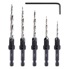 Cbd-5 Newdeli Wood Countersink Drill Bit Set 5pcs #4 6&#