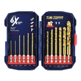 Norske Nidbp280 Tools 12pc Impact Titanium Hex Shank Drill Bit For Metal Woo