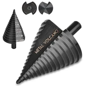 2pro Oxmul Large Step Drill Bit Pro 16holes 2 Inch High Speed Steel Set Duty Fo