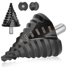 Oxmul Co2pro Large Step Drill Bit For Steel 2 Inch 10holes M42 Cobalt Bits Extra Heav