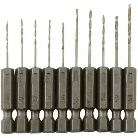 Pj Tool & Supply 011499548010 10 Pc. Micro Hex Shank Drill Bit Set