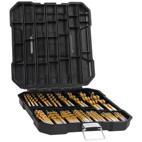 02-055 Platinumedge Metric 99 Pieces Titanium Twist Drill Bit Set 135 Tip High Speed Steel S