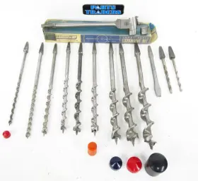 Vrj-13 Russell Jennings Vintage Style/pattern Auger Bits Set Of 13 W Expansive Bit