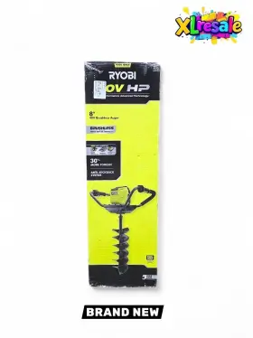 Ry40701btl Ryobi 40v Hp Brushless Cordless Earth Auger 8 Inch Bit Tool Only New
