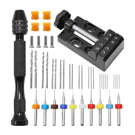 Nqcyb068 Saihisday Mini Modeling Hand Drill Set With Pin Vise Twist