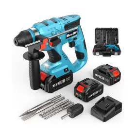 50useh06p Seesii 21v Cordless Hammer Drill Battery Power With 2 X 4.0a... Fast Ship