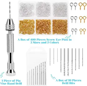 Pv-01 Shynek Pin Vise For Resin Casting Molds Hand Drill Jewelry Gold Silver #2