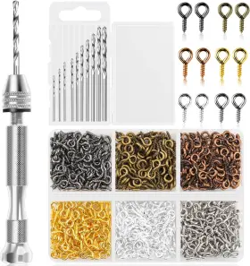 Shynek Sk0321 Pin Vise Hand Drill Set Manual With 600pcs Small 6 Colors