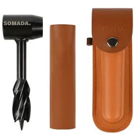 Somada Soma-adb4000 Bushcraft Hand Auger Wrench Set - Gear And Scotch Eye Wood Drill Peg