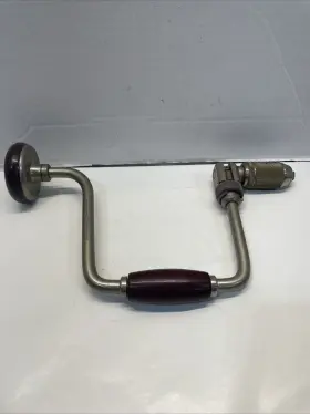 02-945 Stanley Vintage B - 10 Inch Ratcheting Auger Bit Brace Made In U.s.a #3