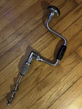 2101a-10 Stanley Vintage Yankee Bit Brace Hand Manual Drill