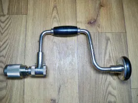 2101a Stanley No. Bell System-b 10 Inch Ratcheting Brace Hand Drill