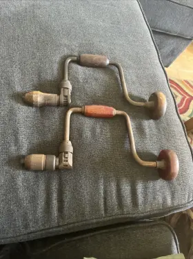 Stanley 965n Vintage Hand Drill Lot Of 2