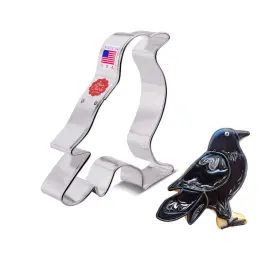 Strendier 817816029459 Crow Cookie Cutter 4.15 Inch Made In Usa By Ann Clark