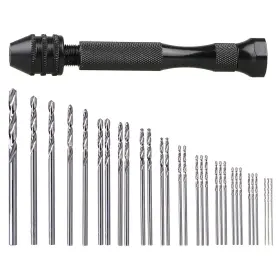 Sunjoyco H921260-s001478177fba 31pcs Hand Drill Bits Set Precision Pin Vise Rotary Tools With 0.5-
