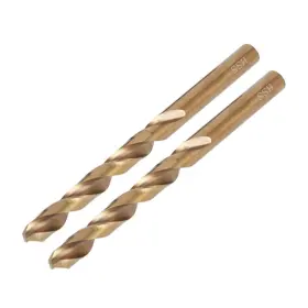 Ta-vigor Tk3347np2 2pcs 7mm Straight Shank Twist Drill Bit High Speed Steel M35 Cobalt Dr