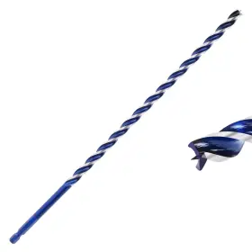 Tb202508018015 Tiboo Day 1/4 Inch Auger Drill Bit For Wood 12 Long Carbon Steel Quick Change Hex Sha