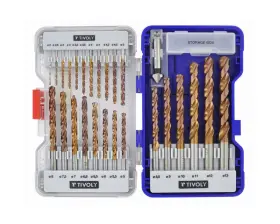 Tivoly 11454170002 - 25-piece Furius Hss High-performance Metal Drill Bit Set 1/12.5 Inch