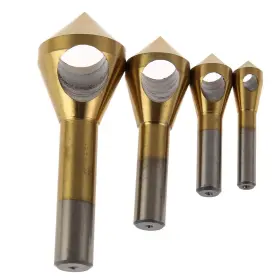 Hd0014 Toolstar Cobalt Countersink Drill Bit With Hole 4pcs Deburring Cham