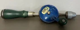 Tuff Tool 476297 Vintage Egg Beater-type Hand Drill With Original Tag Usa