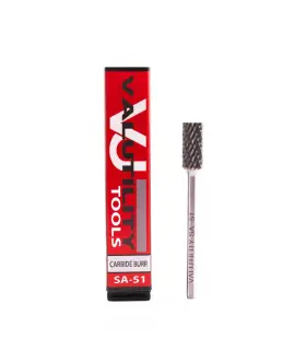 Sa-51 Valutility 1/8 Inch Shank Carbide Burr - Double Cut Cylinder Shape For Metal/wood Car