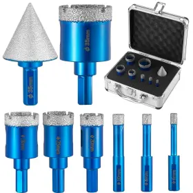 Weihnacht 6/8/10/20/25/28/35mm Diamond Drill Bits Set 8 Pcs For Granite Ceramic Marble Tile Stone Core