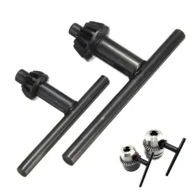 Wideskall 762931653105 2 Pcs Drill Press Replacement Chuck Keys Set 3/8 Inch And 1/2 Pieces